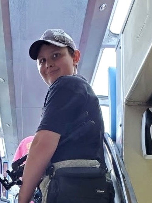 Hunter, who delivered every block party flyer on the loop